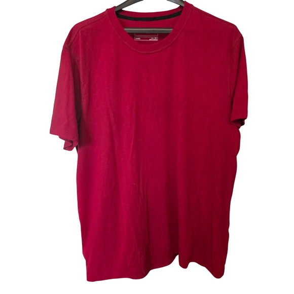 Eddie Bauer Lounge Mens XXL Red Short Sleeve Crew Neck T-Shirt - Picture 1 of 6